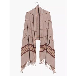 Madewell Plaid Cape Scarf
